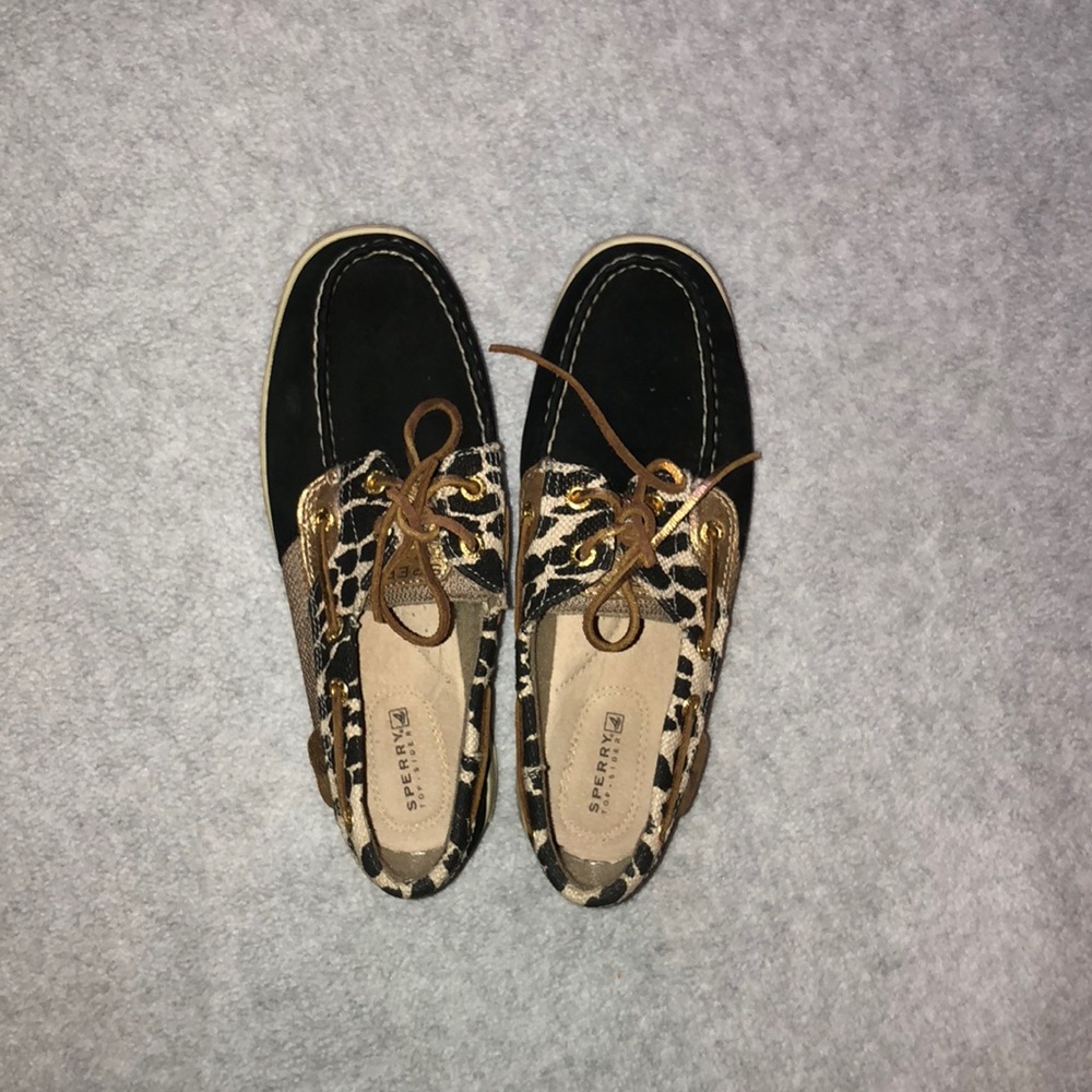 NWOT Cheetah Print Sperry Top Sider
